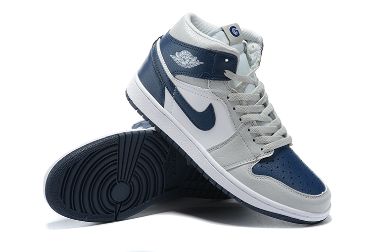 2020 Original Air Jordan 1 Grey Blue White